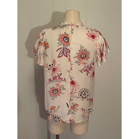 Ann Taylor Floral blouse size small - Picture 3 of 5